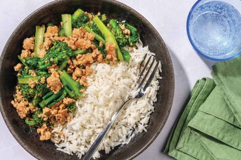 Double Sweet Soy Pork & Baby Broccoli Stir-Fry