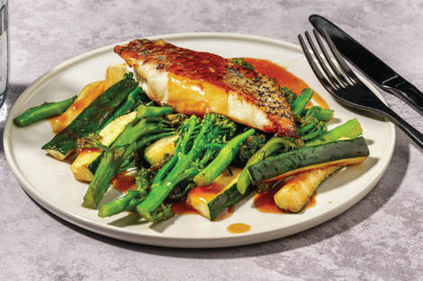 Double Soy-Ginger Glazed Barramundi