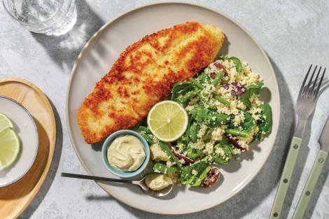 Shortcut Haloumi & Couscous Salad