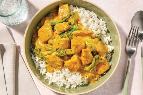Creamy Indian Halloumi Curry