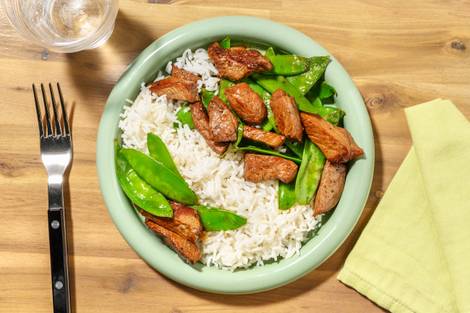 Teriyaki Beef & Pea Pod Stir-Fry