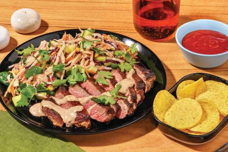 Tex-Mex Beef Rump & Chipotle Slaw