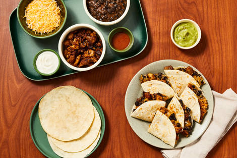 Cheesy Chicken Quesadilla Bar