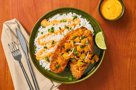 Caribbean-Style Panko-Crusted Tilapia