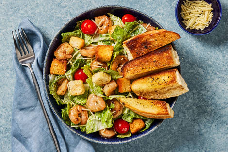 Lemony Parmesan Shrimp Salad