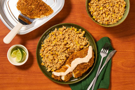 Prep & Bake Crispy Pepper Jack Chicken