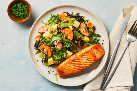 Creamy Caramelized Onion Salmon