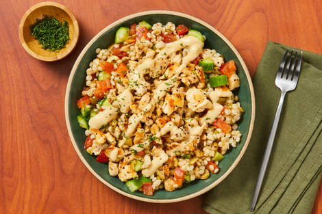 Dilly Turkey & Olive Couscous Bowls
