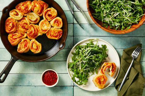 Pepperoni Pizza Pinwheels
