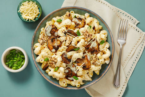 Creamy Chicken & Mushroom Cavatappi