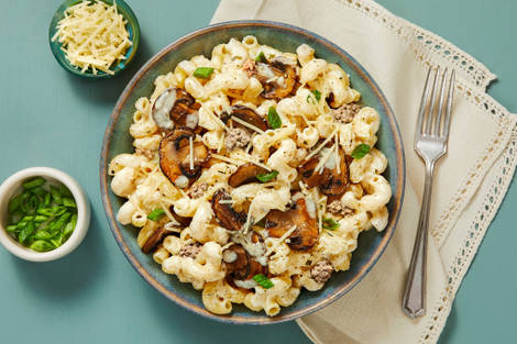 Creamy Turkey & Mushroom Cavatappi