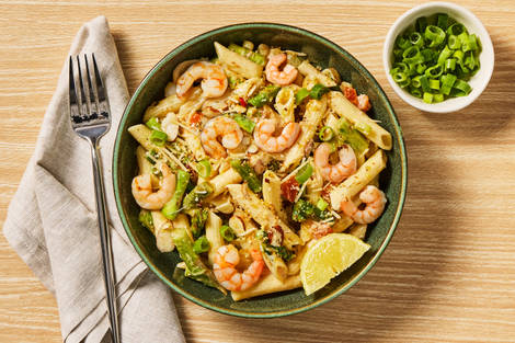 Shrimp Penne Rustica with a Kick