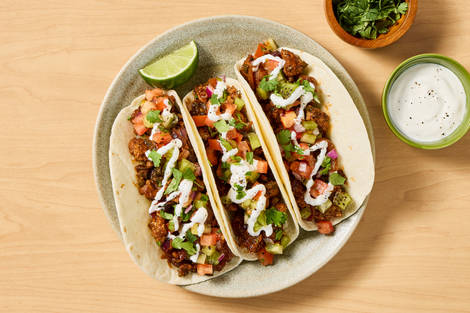 One-Pan Beef & Green Pepper Tacos
