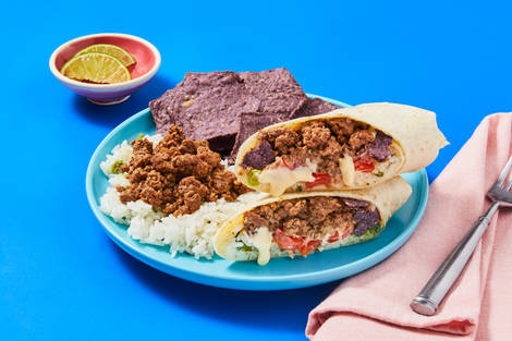 Beef & Bacon Nacho Crunch Burritos