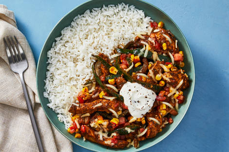 Southwest Tofu & Green Pepper Bowls
