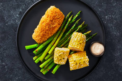 Old Bay Panko-Crusted Cobia