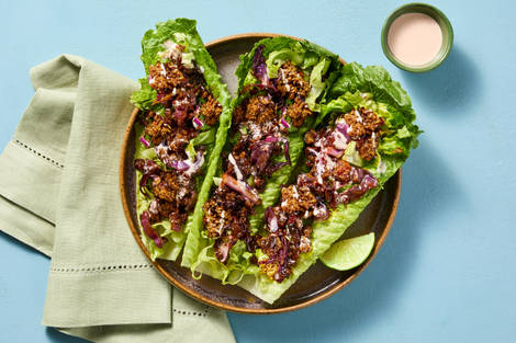 Moo Shu Turkey Lettuce Wraps