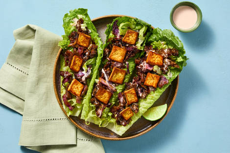 Moo Shu Tofu Lettuce Wraps