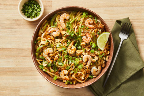 Sweet & Spicy Shrimp Noodle Stir-Fry