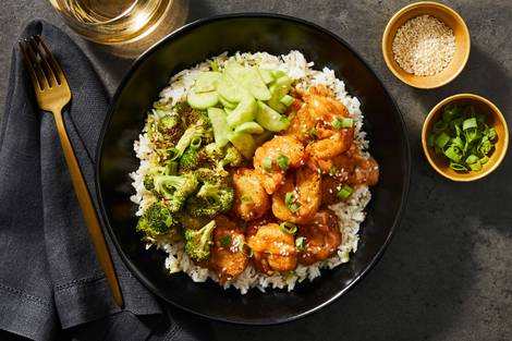 Sweet Heat Shrimp Tempura Bowls