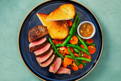 Rosemary Steak & Creamy Dijon Sauce