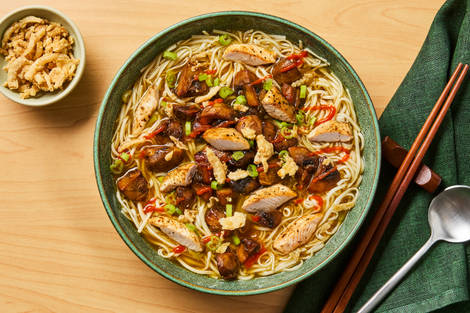 Chicken, Mushroom & Soy Ramen