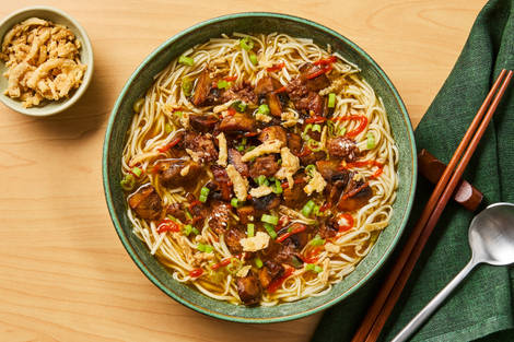 Beef, Mushroom & Soy Ramen