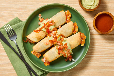 Fully Loaded Tofu Taquitos