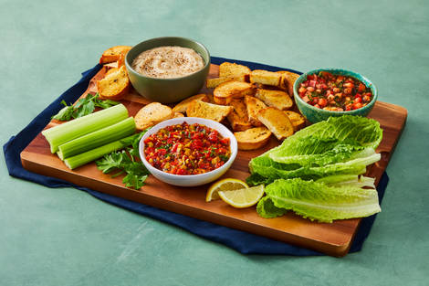 Snack Dinner Dip Trio