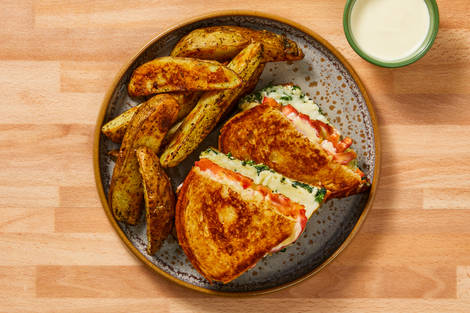 Bacon, Tomato, Spinach & Feta Panini