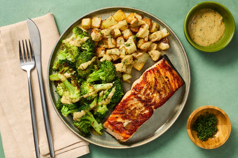 Creamy Dijon Dill Trout