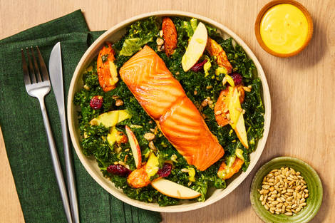 Smoky Brown Sugar Salmon Salad