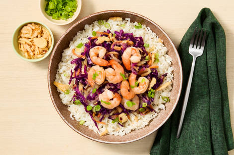 Sweet Chili Shrimp & Cabbage Stir-Fry
