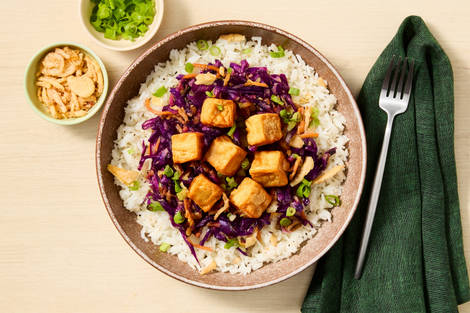 Sweet Chili Tofu & Cabbage Stir-Fry