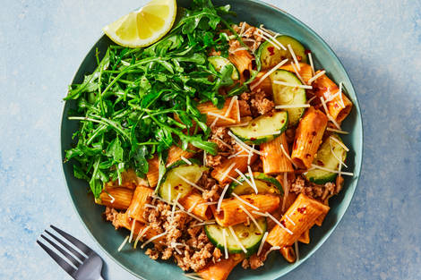 Turkey & Zucchini Rigatoni Rosa