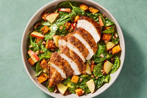Orchard Chicken Spinach Salad
