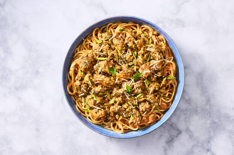 Turkey Ragù Spaghetti