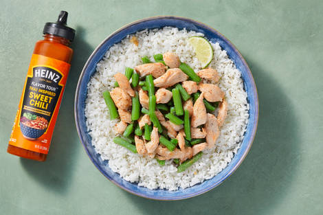 Sweet Chili Chicken & Green Bean Bowls