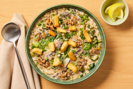 Mushroom & Chicken Sausage Chowder 