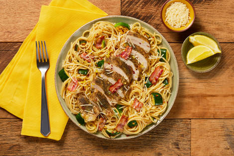 Italian Chicken & Spaghetti with Bacon