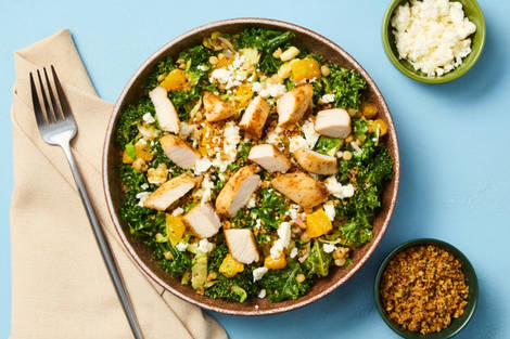 Chicken, Kale & Orange Salad with Feta