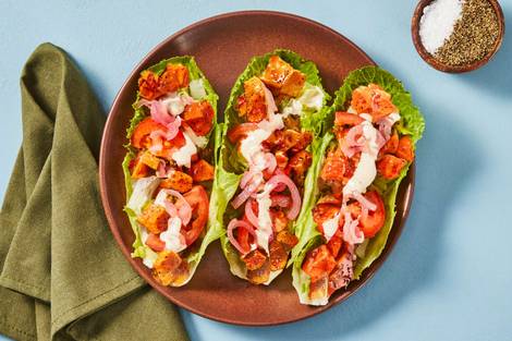 Chicken Shawarma Lettuce Wraps