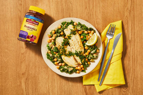 Roasted Tilapia with Garlic-Scallion Oil