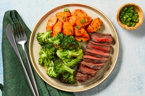 Sweet Soy Glazed Bavette Steak