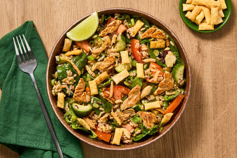 Spicy Thai-Style Chicken & Grain Salad