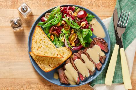 Sirloin Steak in Dijon Sauce