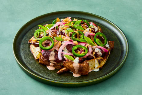 Peruvian-Inspired Salchipapas