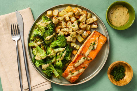 Creamy Dijon Dill Salmon