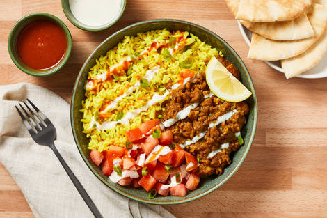 Street Cart-Style Turkey Bowls 