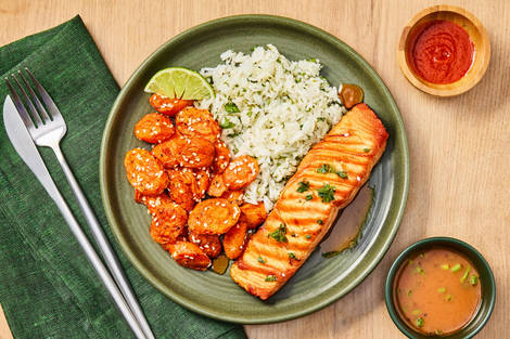 Honey Sriracha Salmon